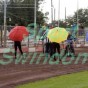 Speedway Swindon Robins v Kings Lynn.Start line girls.