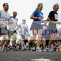 Runners at the start of the Swindon Half Marathon.