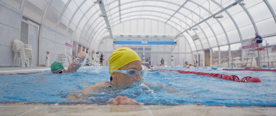 Highworth TriathlonKirsty Heber-Smith swiming